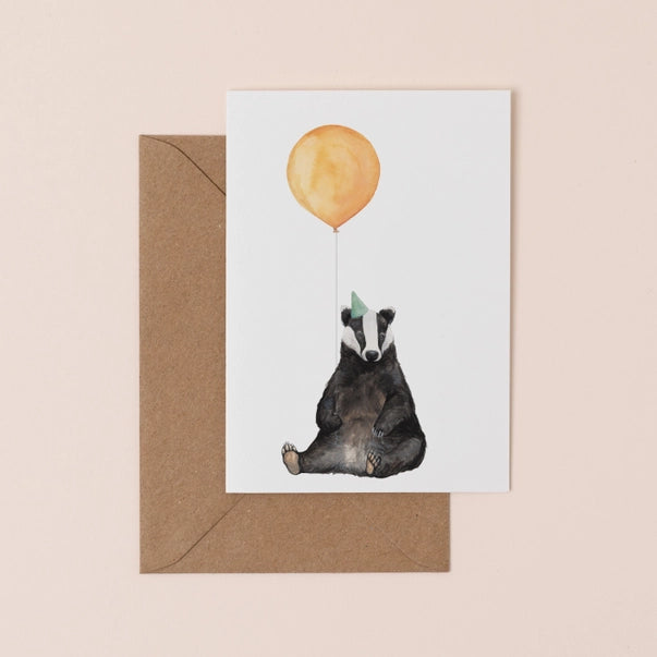 balloon-animals-badger-greeting-card-mister-peebles