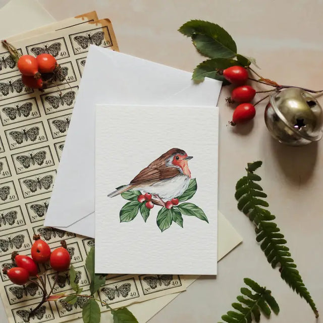 Winter Robin Mini Watercolour