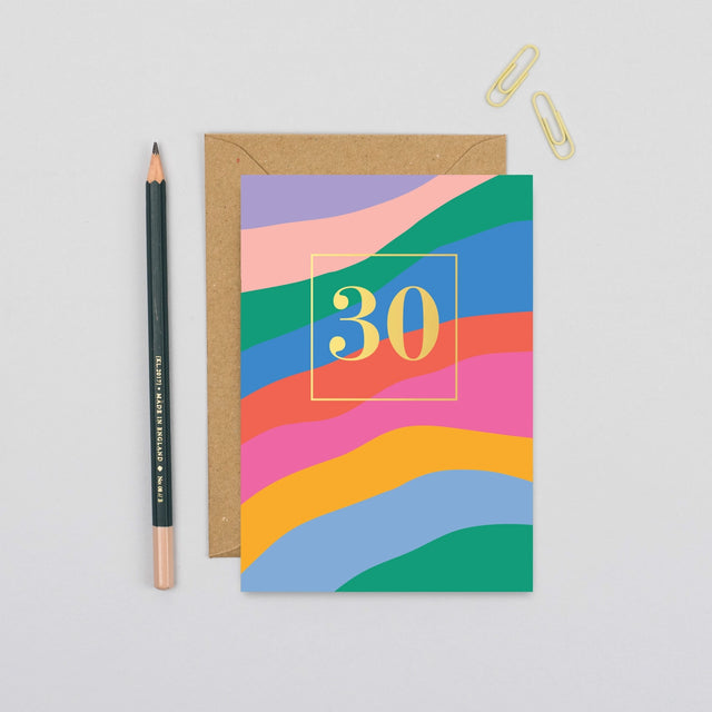 age-30-abstract-stripes-greeting-card-mifkins
