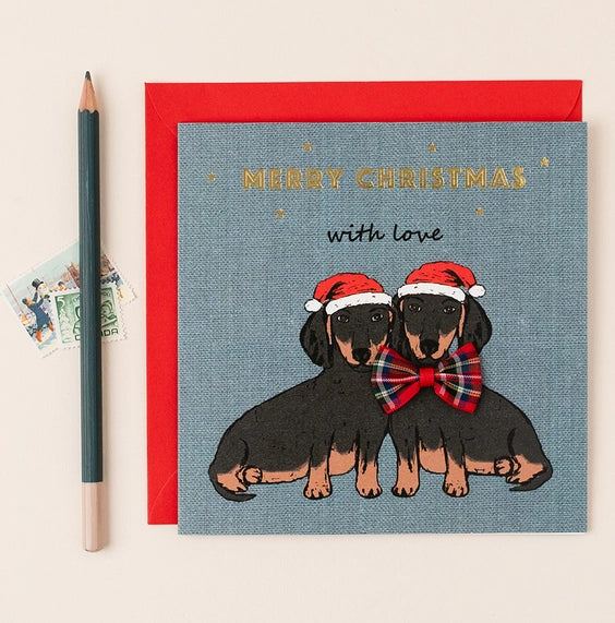 christmas-sausage-dogs-with-love-christmas-card-apple-clover
