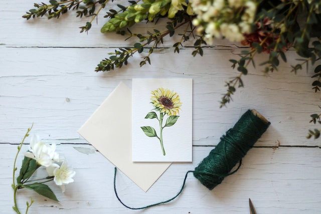 sunflower-mini-watercolour-greeting-card-sophie-brabbins