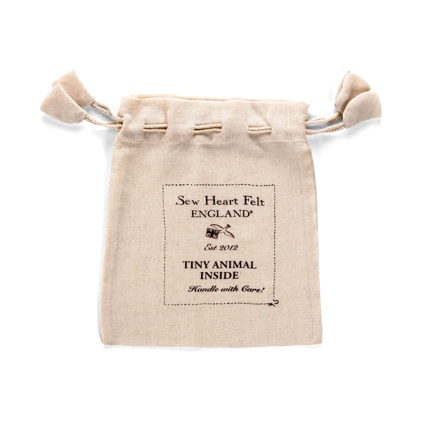 Cupid Mouse with Pink Heart Felt Decoration