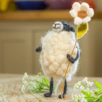 Barbara Sheep with Daisy Flower