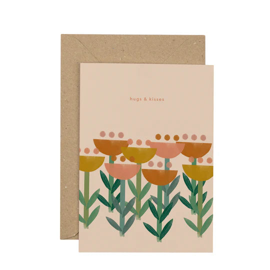 hugs-kisses-floral-greeting-card-plewsy