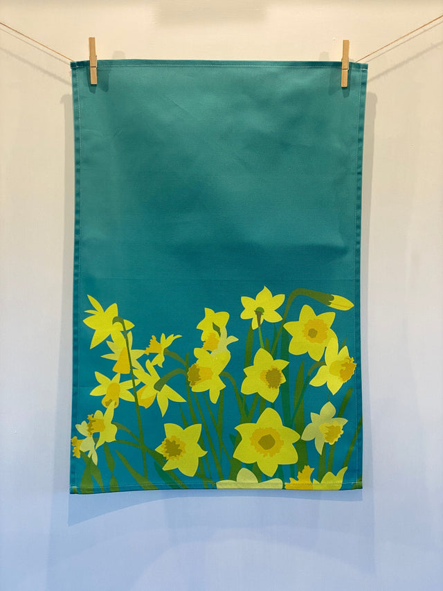 daffodil-cotton-tea-towel-fiddy-mabel