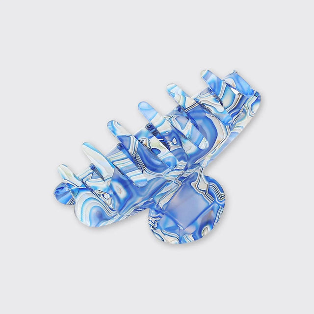 marble-medium-claw-clip-blue-millie-mae