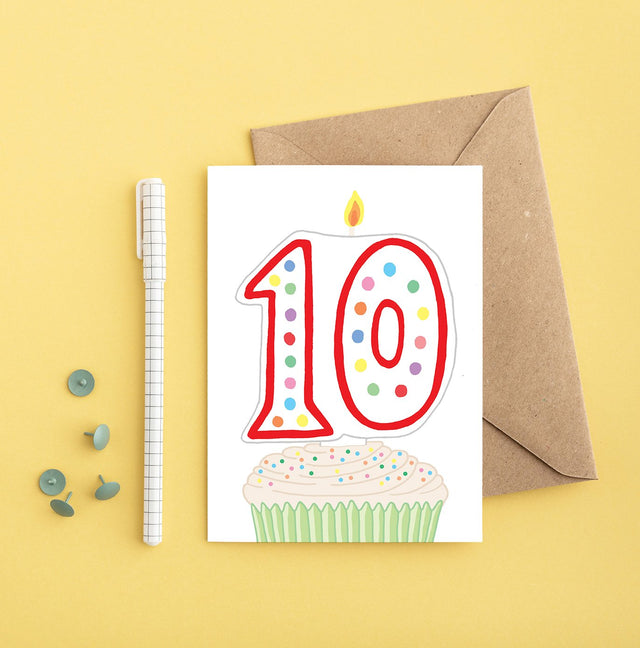 cupcake-birthday-age-10-card-youve-got-pen-on-your-face