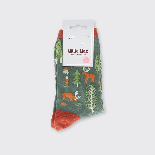 woodland-womens-socks-green-millie-mae