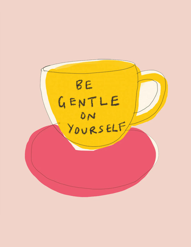 be-gentle-on-yourself-mini-greeting-card-poet-painter