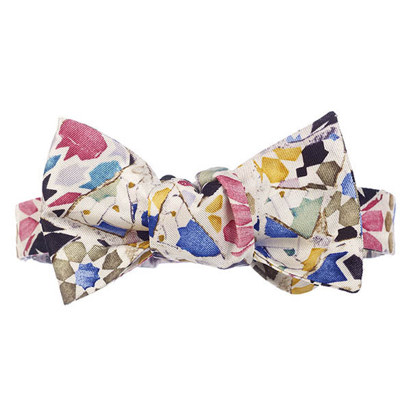 Gaudi Mosaic Silk Bow Tie - Fox & Chave