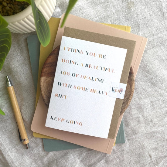 Keep Going You're Doing a Beautiful Job Card - Adventures of Betty