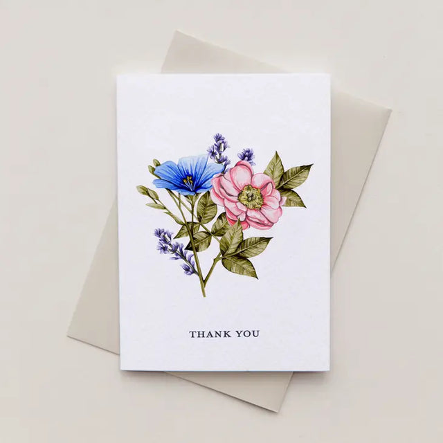 floral-posie-thank-you-watercolour-greeting-card-sophie-brabbins