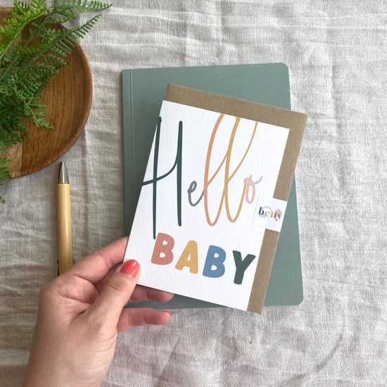 Hello Baby Card - Adventures of Betty