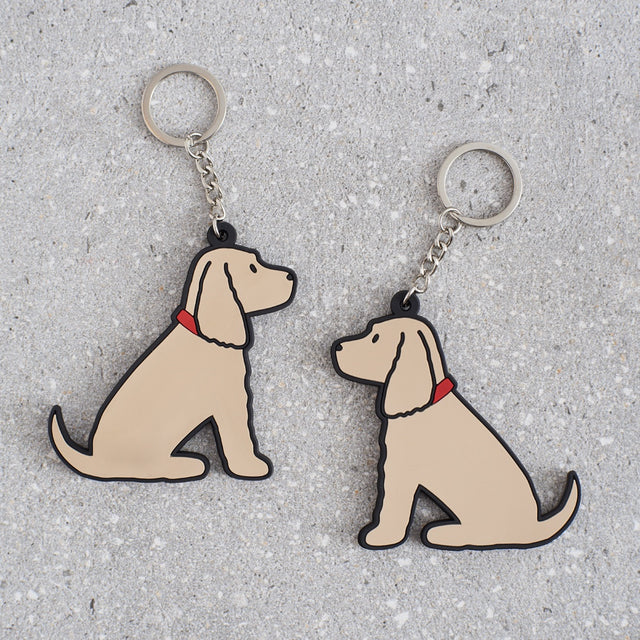 Golden Cocker Spaniel Dog Keyring - Sweet William