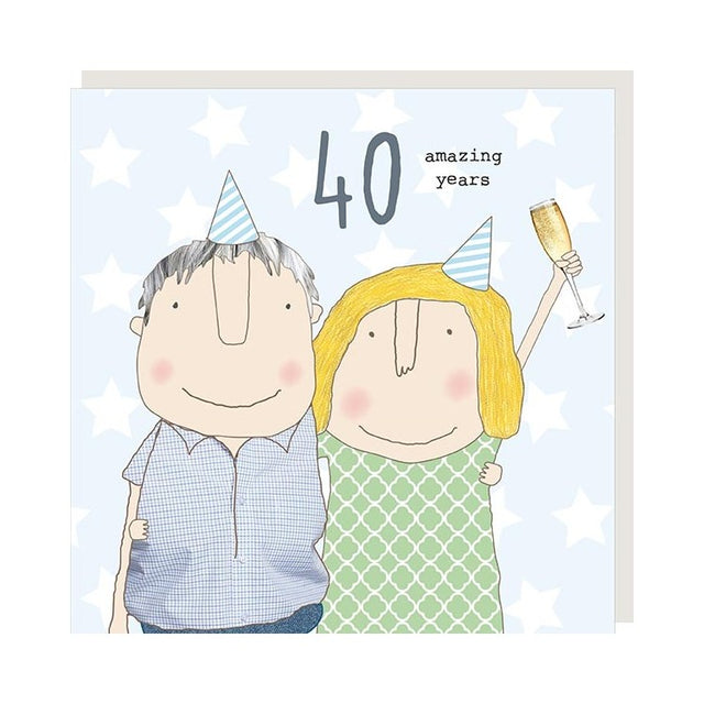 40th Anniversary Card - Rosie Made A Thing
