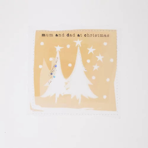 Mum and Dad at Christmas Card - Wendy Jones-Blackett