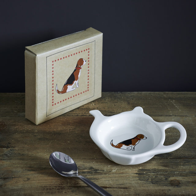 Beagle Teabag Dish - Sweet William
