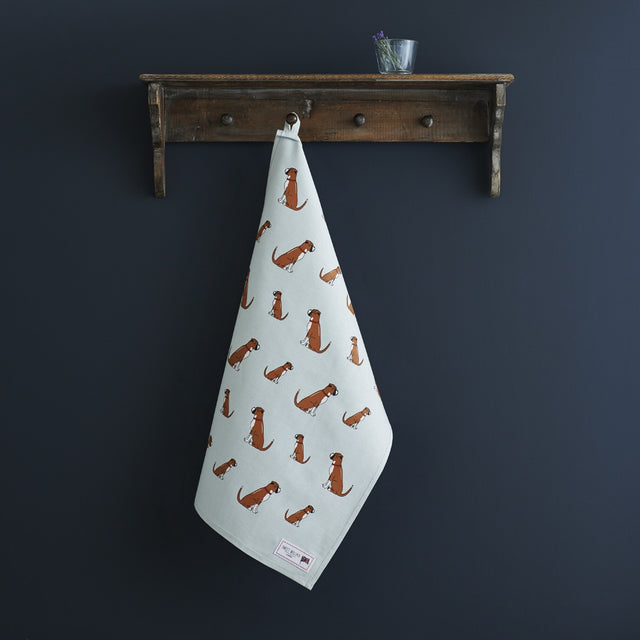 Boxer Tea Towel