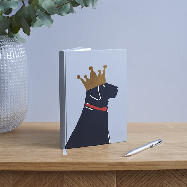 Black Labrador Notebook - Sweet William