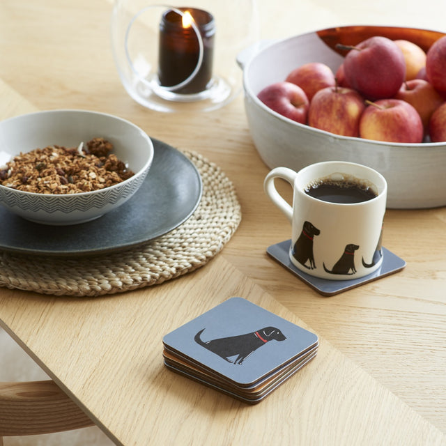 Black Labrador Coaster - Sweet William