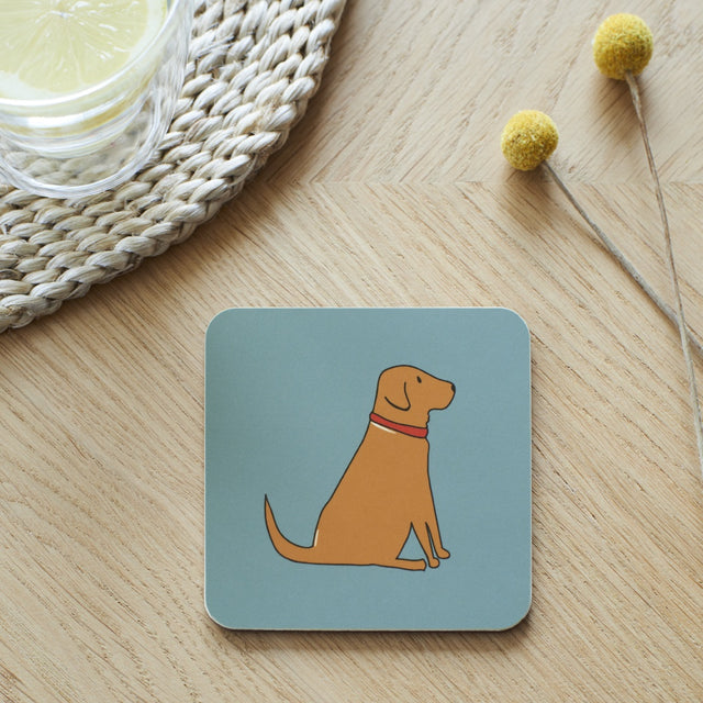 Fox Red Labrador Coaster - Sweet William