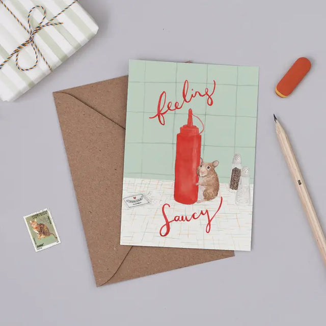 feeling-saucy-greeting-card-mister-peebles