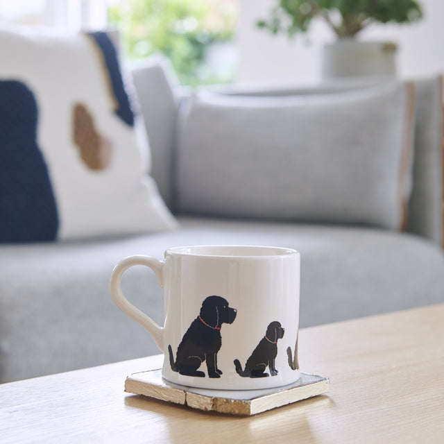 Black Cockapoo / Labradoodle Dog Mug - Sweet William