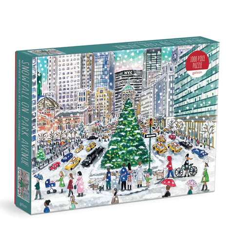 Snowfall On Park Avenue 1000 Puzzle