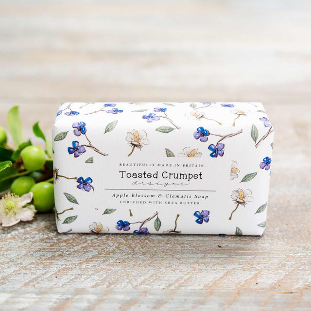 Apple Blossom & Clematis Soap - Toasted Crumpet