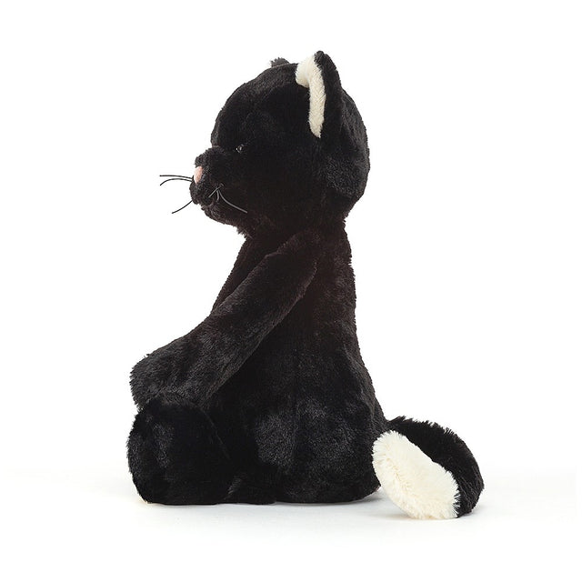 Bashful Black Kitten Medium