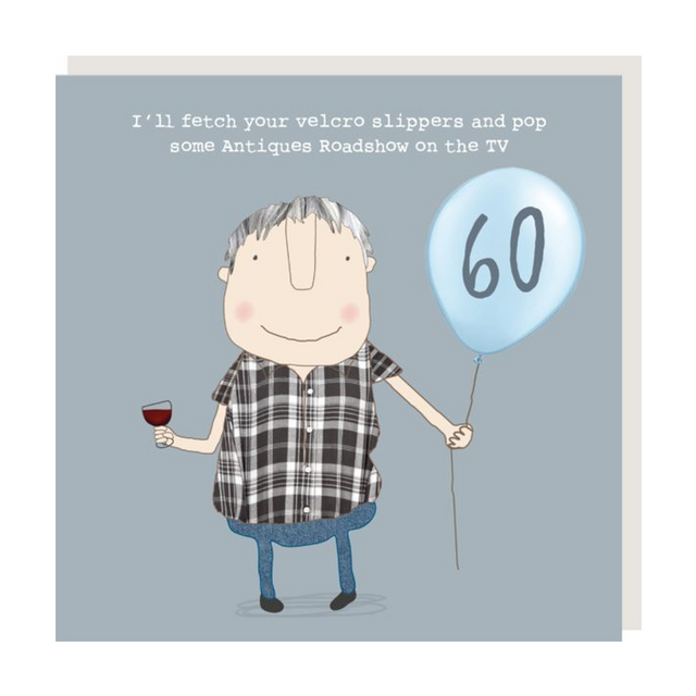 Boy 60 Velcro Card - Rosie Made A Thing