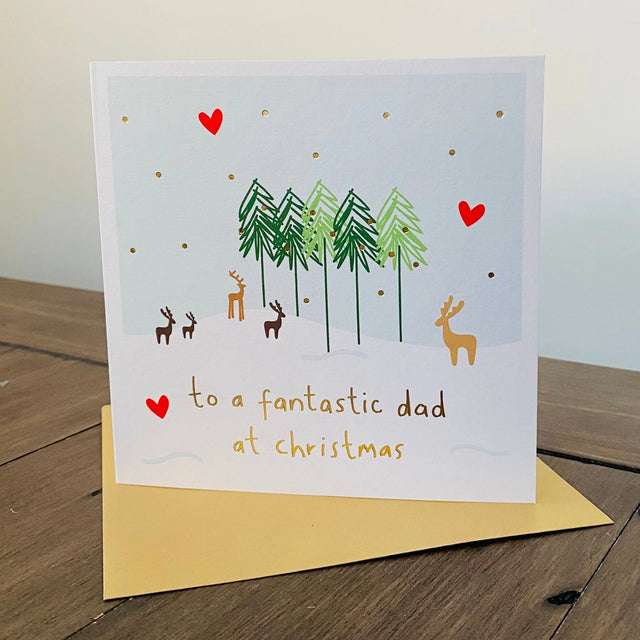 Fantastic Dad at Christmas Card - Megan Claire