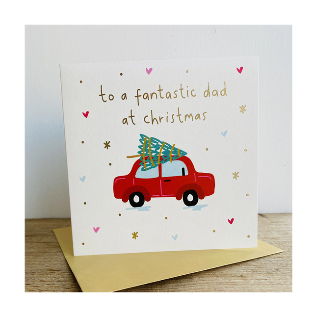 Fantastic Dad at Christmas Card - Megan Claire