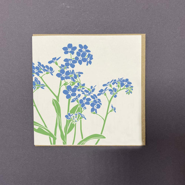 Forget Me Not Card - Penguin Ink