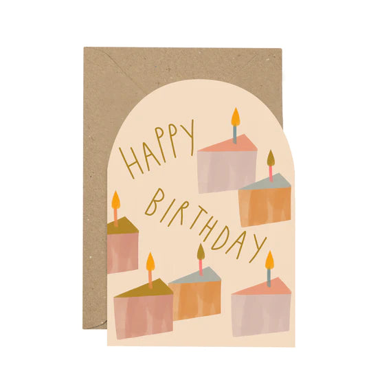 Happy Birthday Cake Card - Plewsy