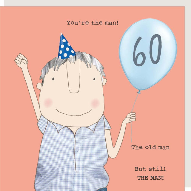 Boy 60 The Man Card - Rosie Made a Thing