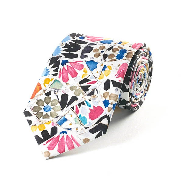 Gaudi Mosaic Silk Tie - Fox & Chave
