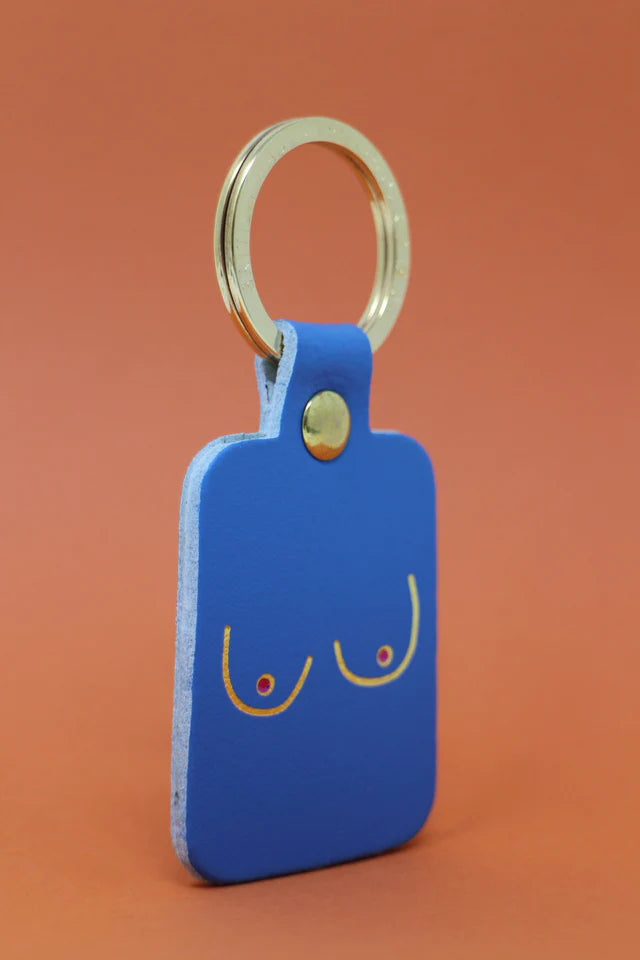 Boobie Keyring - Cornflower Blue - Ark Colour Design