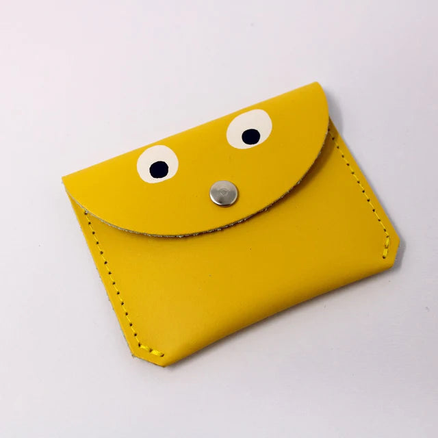 Mini Money Googly Eyed Purse: Yellow