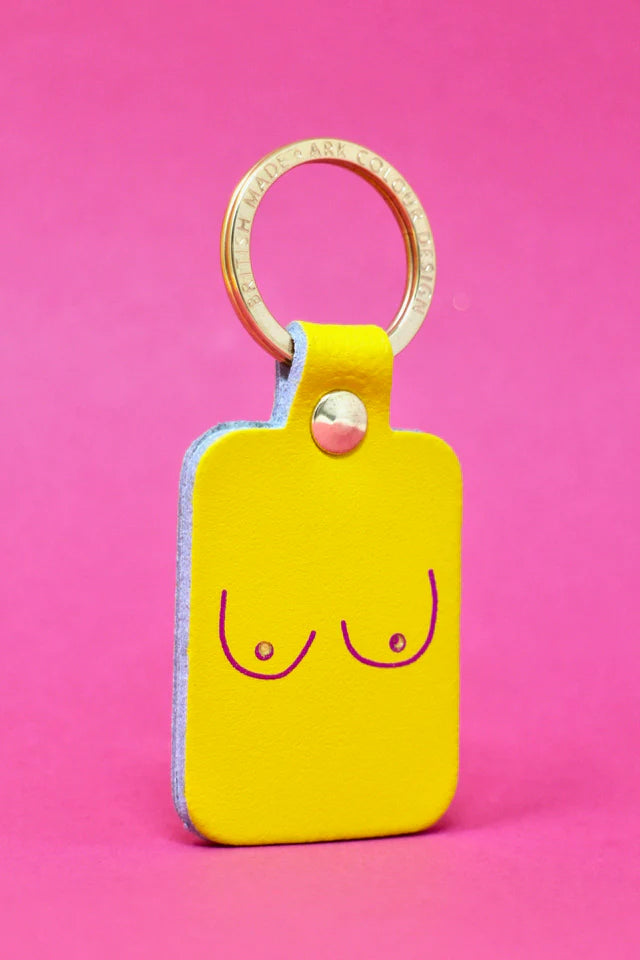 Boobie Keyring: Yellow
