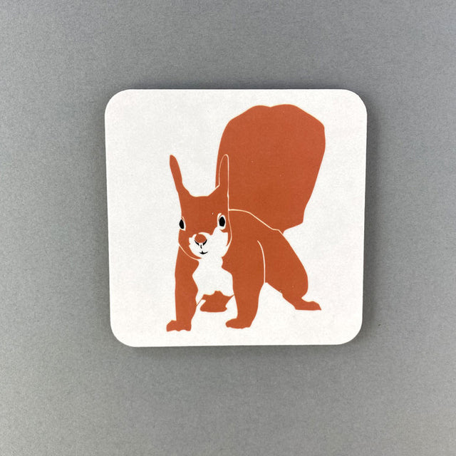 Red Squirrel Coaster - Penguin Ink