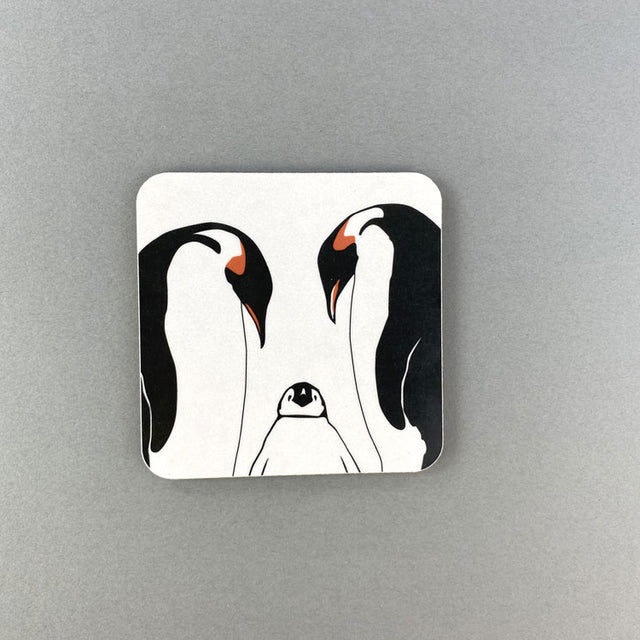Penguin Family Coaster - Penguin Ink