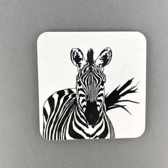 Zebra Coaster - Penguin Ink