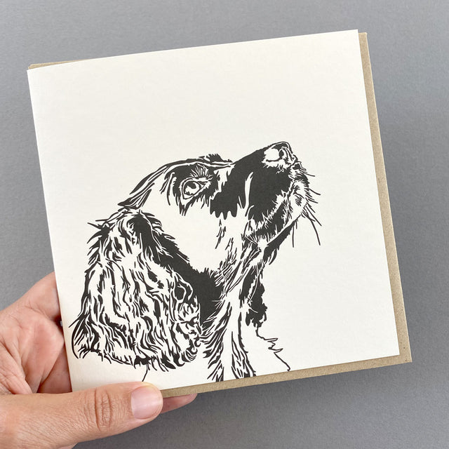 Springer Spaniel Puppy Card - Penguin Ink