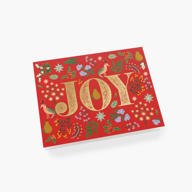 Joy Partridge Xmas Card - Rifle Paper Co