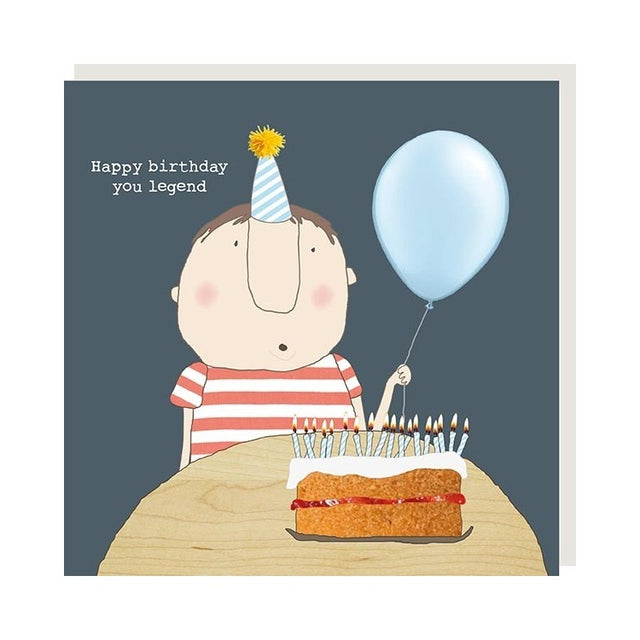 Legend Boy Birthday Card - Rosie Made A Thing