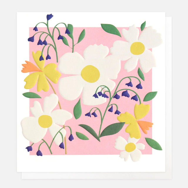 Pink & White Floral