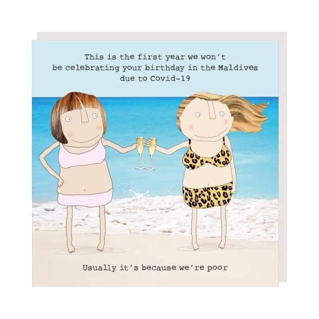 Maldives Card - Rosie Made A Thing