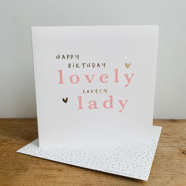 Lovely Lady Birthday: Marshmallow