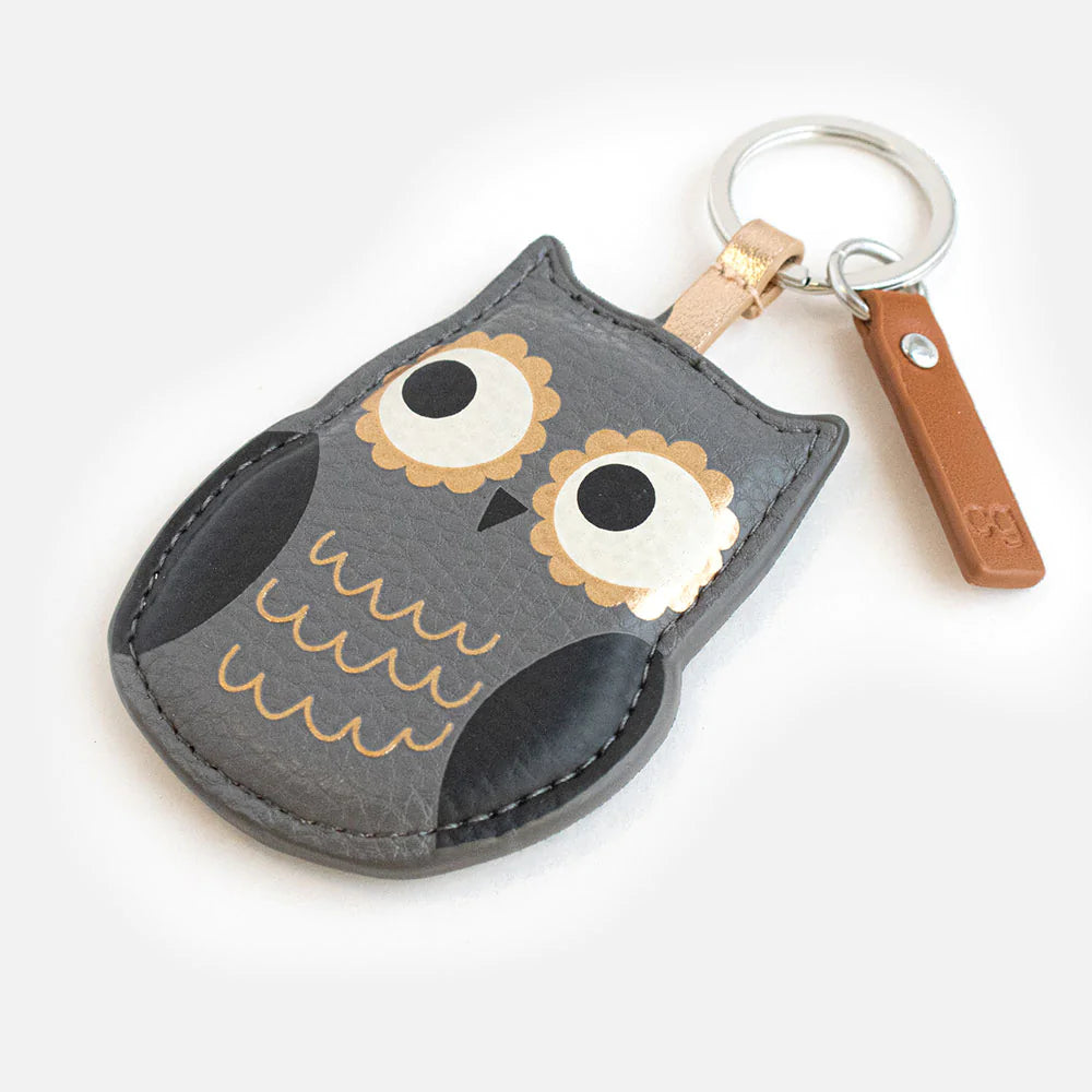 Coach owl keychain hotsell